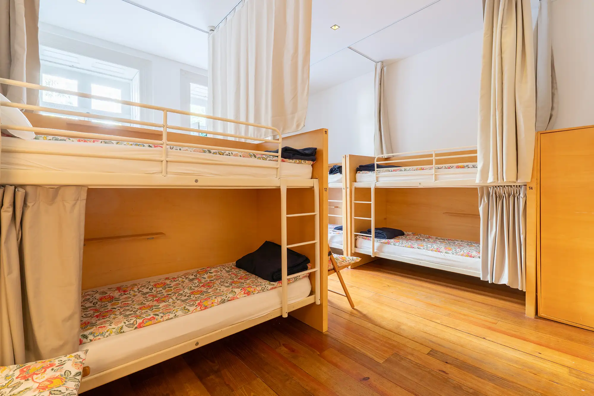 Interior of Porto Lounge Hostel in the historic centre of Porto